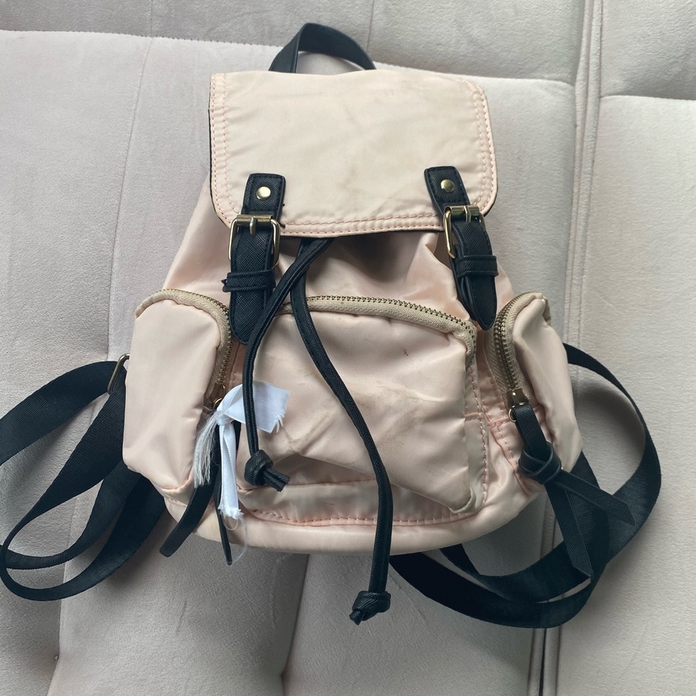 Pink mini backpack